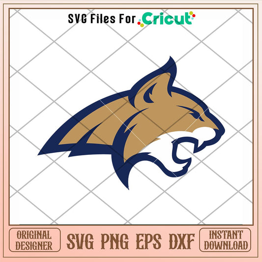Montana State Bobcats Logo Svg, Montana State Bobcats Svg, NCAA Svg