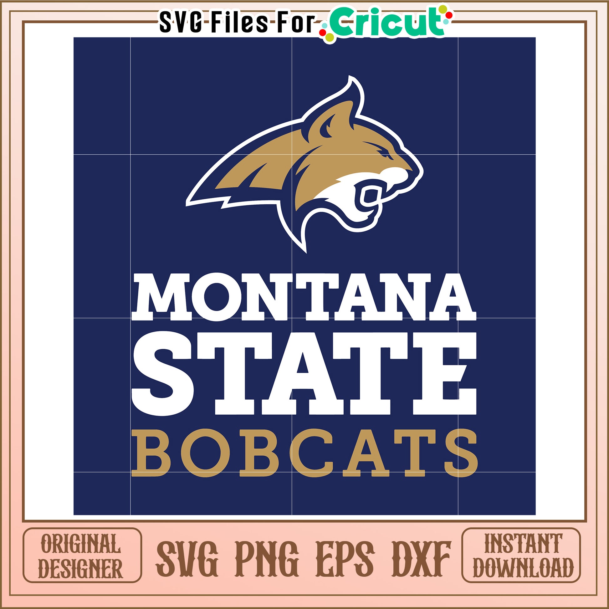 Montana State Bobcats SVG Design, perfect for Cricut crafting projects