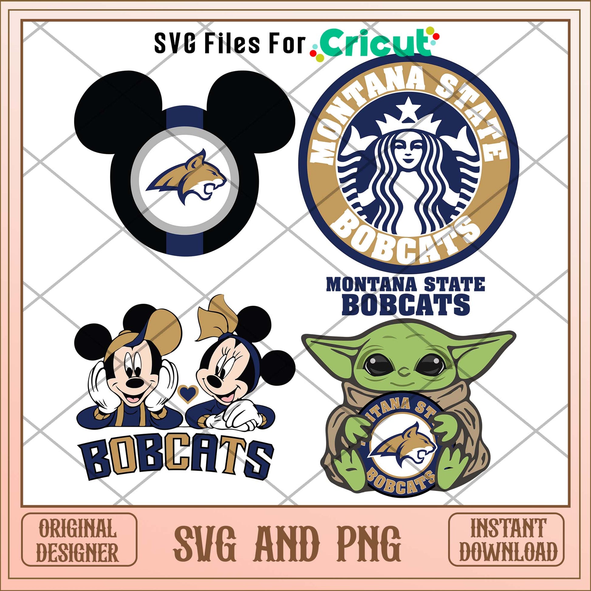 Montana State Bobcats Disney svg, Montana Bobcats svg bundle, NCAA svg