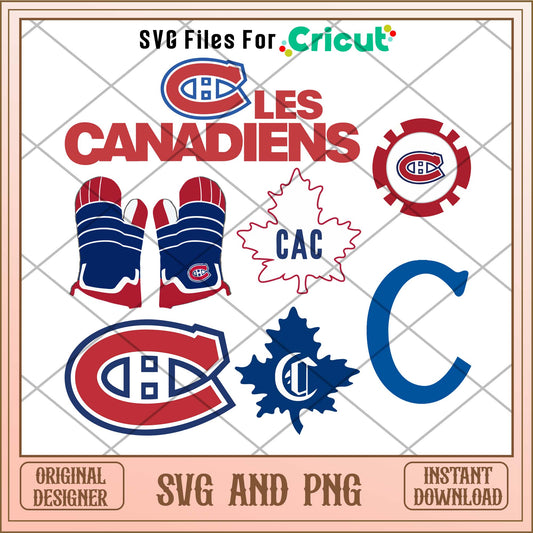 Montreal Canadiens svg, Montreal Canadiens svg bundle, NHL svg