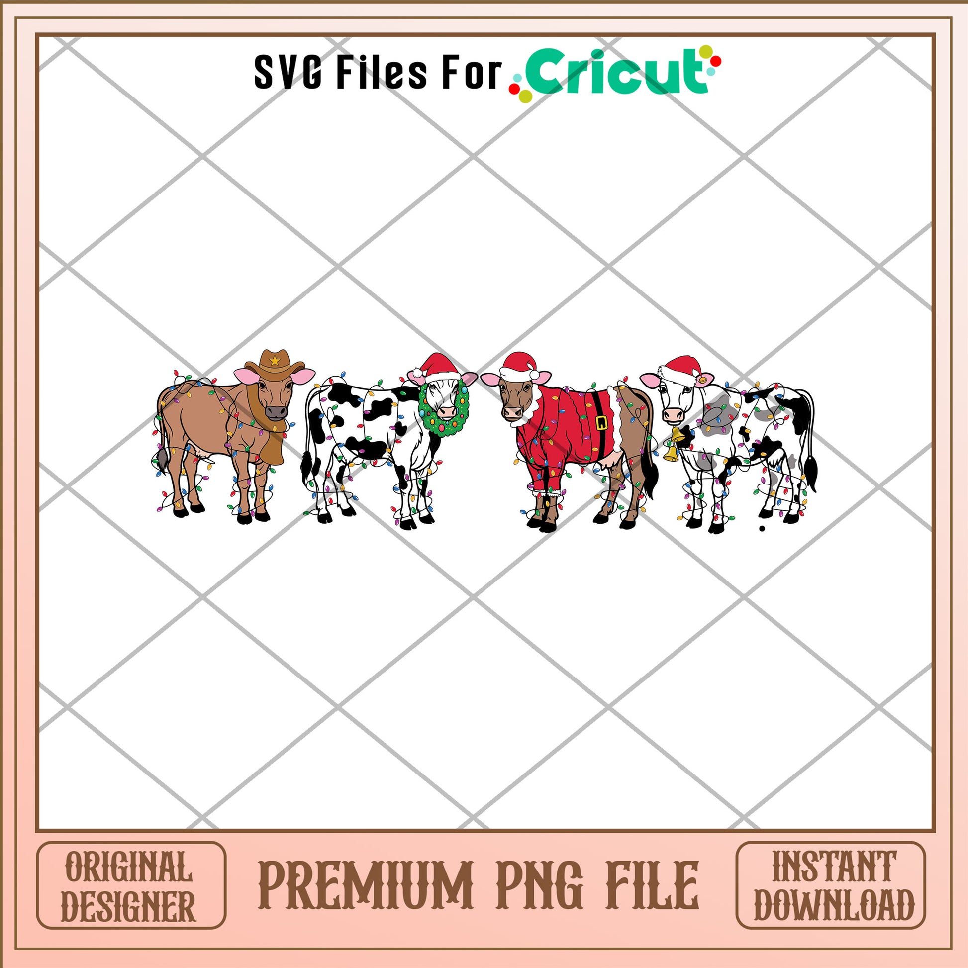 Mooey merry christmas png, merry christmas png, mooey santa hat png