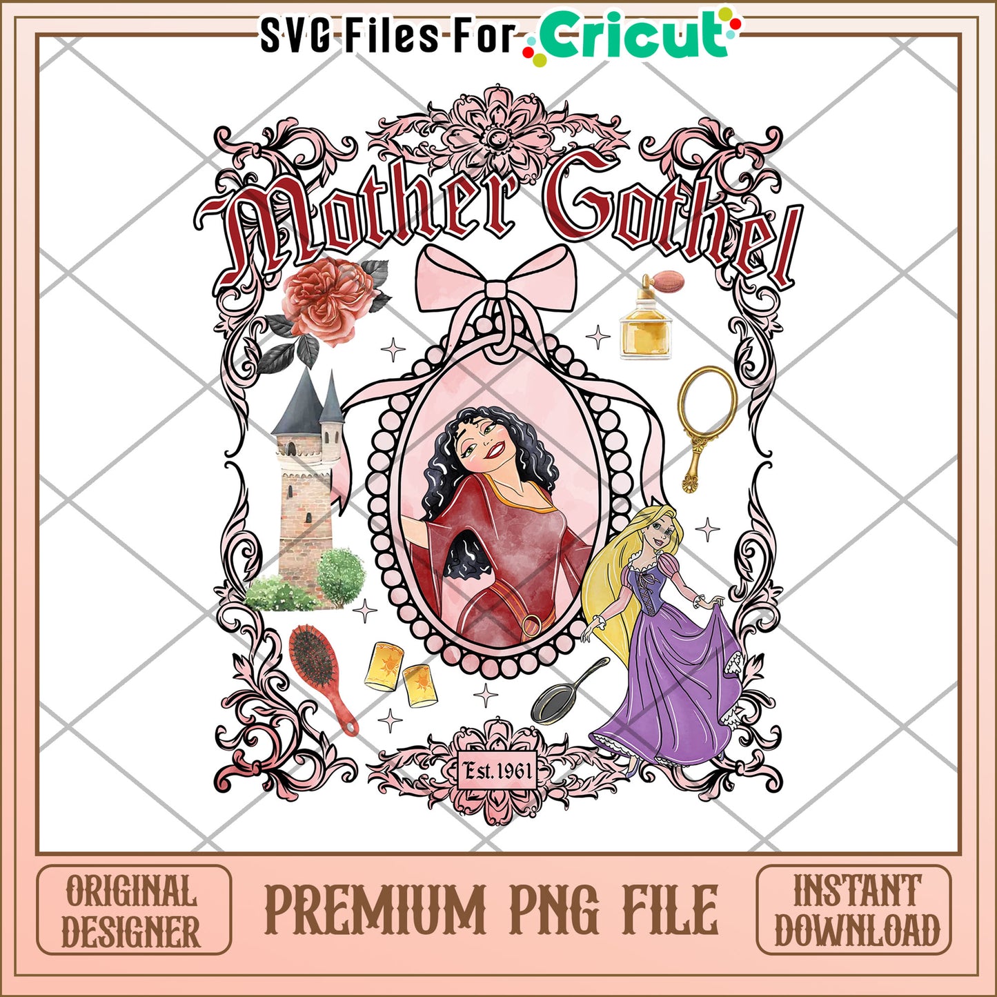 Mother Gothel PNG Sublimation Design