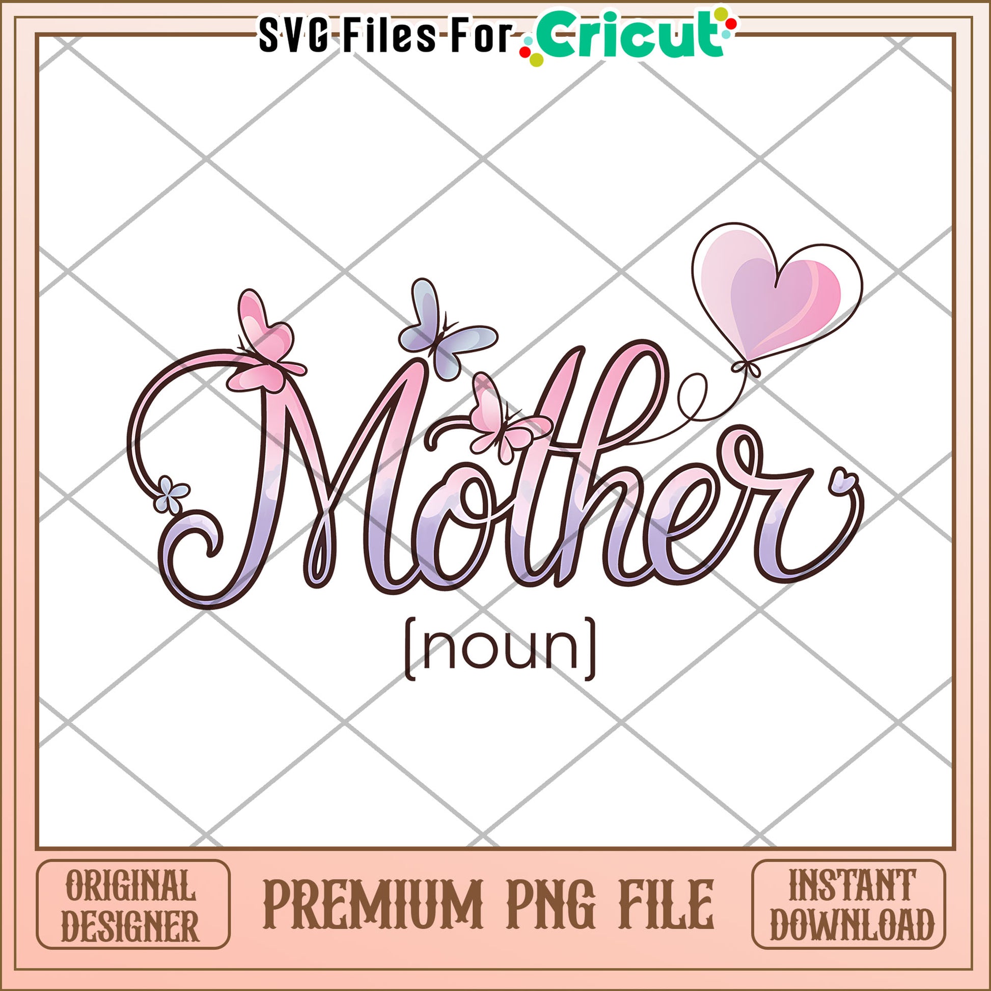 Mother PNG Design Premium Instant Download