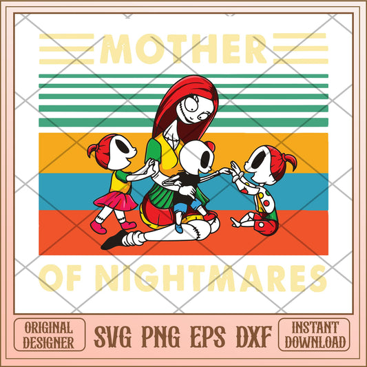 Mother of nightmares svg, The Nightmare Before Christmas Svg, digital download