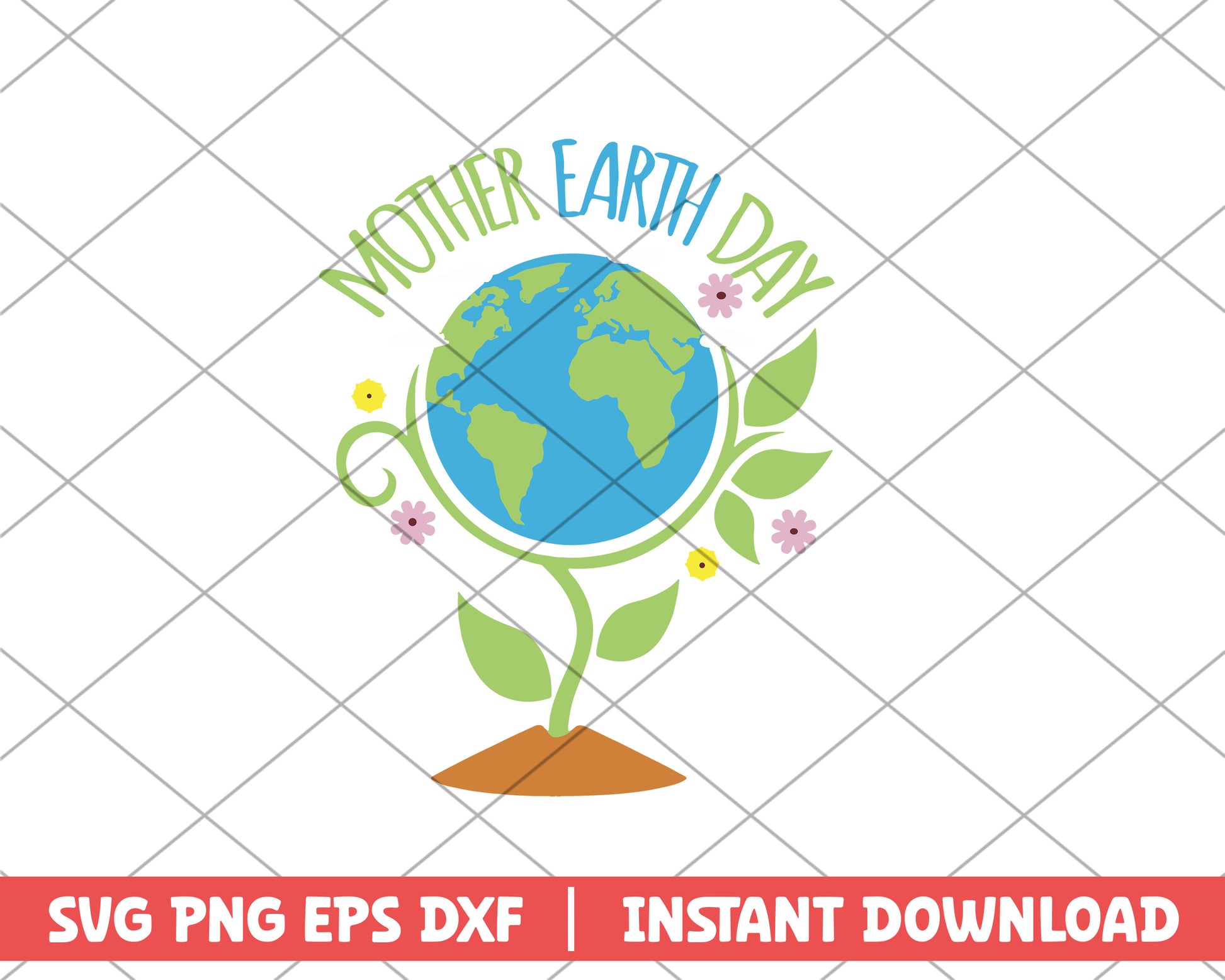 Mother earth day mothers day svg