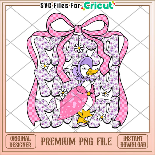 Mothers Day Duck PNG Sublimation Design