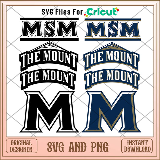Mount St.Marys Mountaineers svg, Mount St.Marys svg bundle, NCAA svg