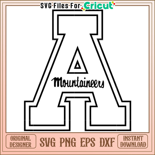 Mountaineers SVG Design for Cricut, Instant Download and Cut Files Available