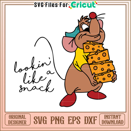 Mouse SVG Design Lookin' Like a Snack