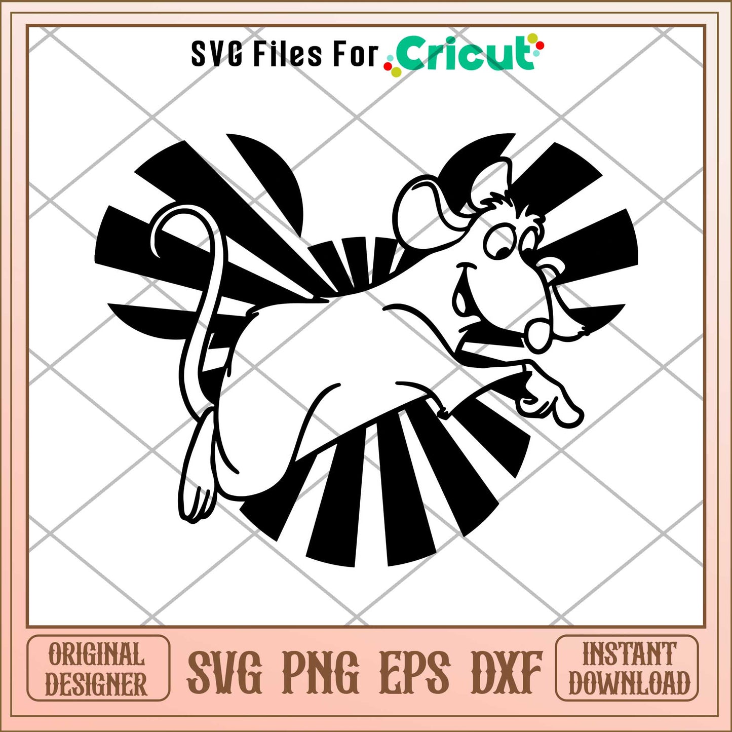 Mouse and Rat coloring  black mickey head svg,  Ratatouille svg, digital dowload