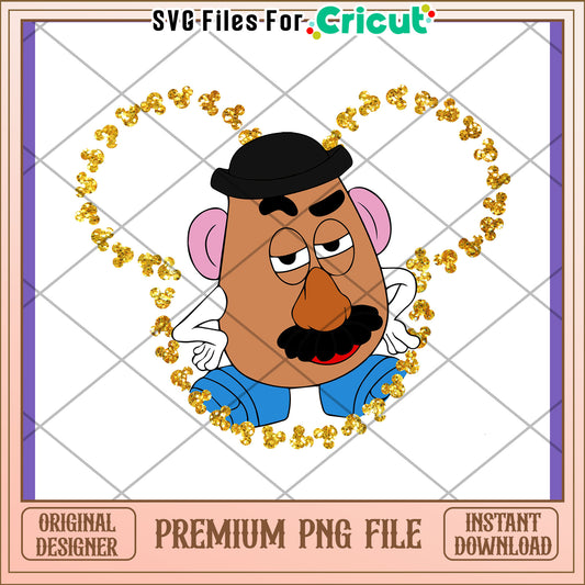 Mr Potato Head PNG Disney Premium Design