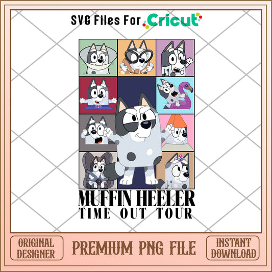 Muffin heeler time out tour cartoon png