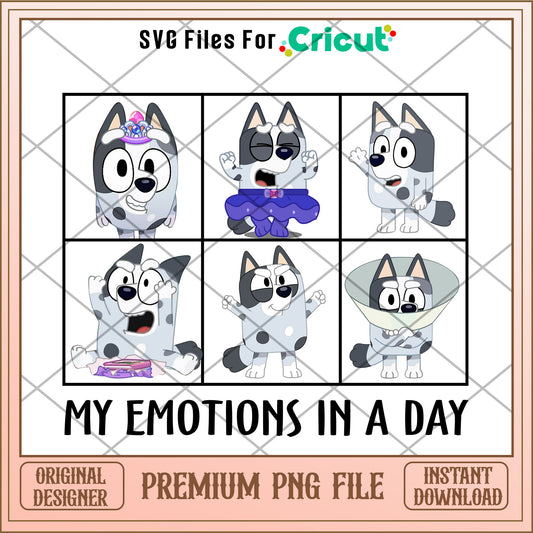 Muffin my emotion in a day cartoon png