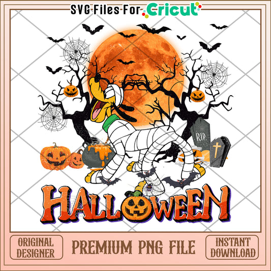 Mummy pluto png, halloween ends​ png, halloween party png
