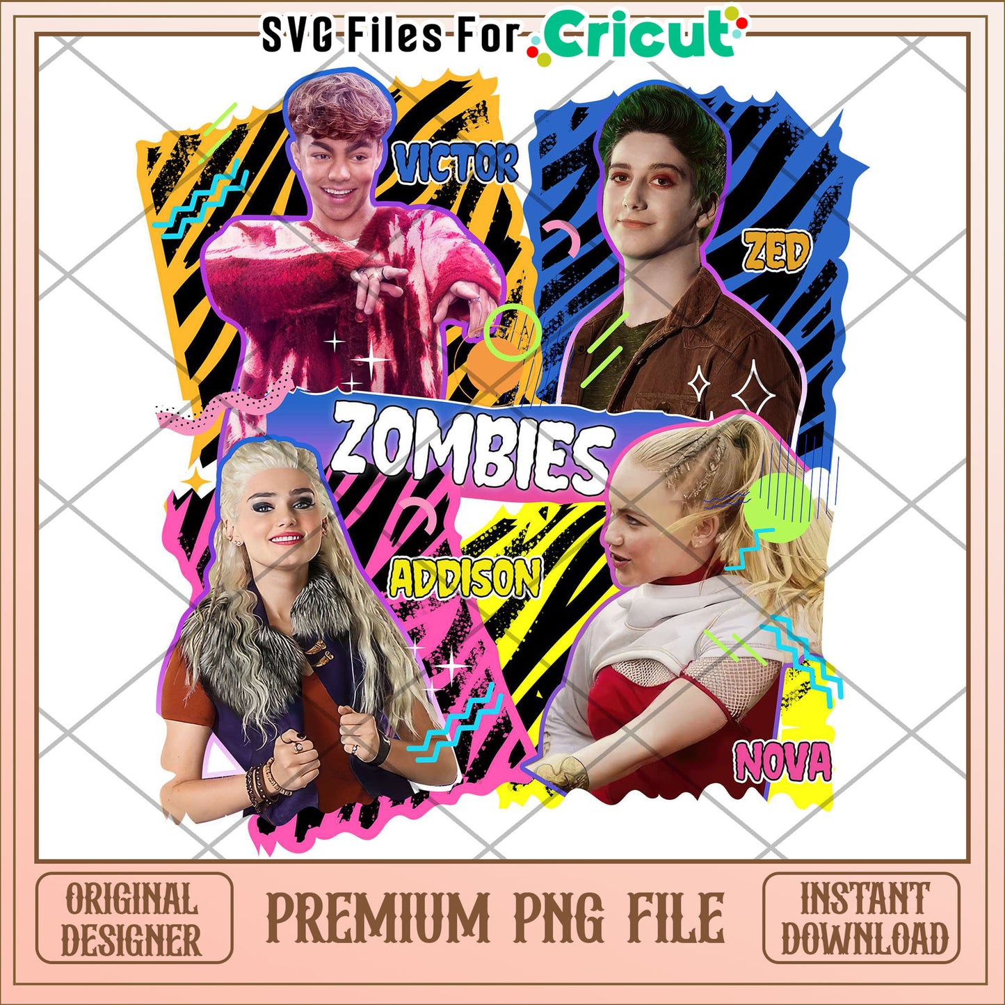 Music festival descendants zombies tour concert png, disney mashup concert png