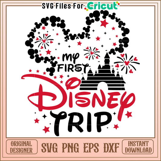 My First Disney Trip SVG Design