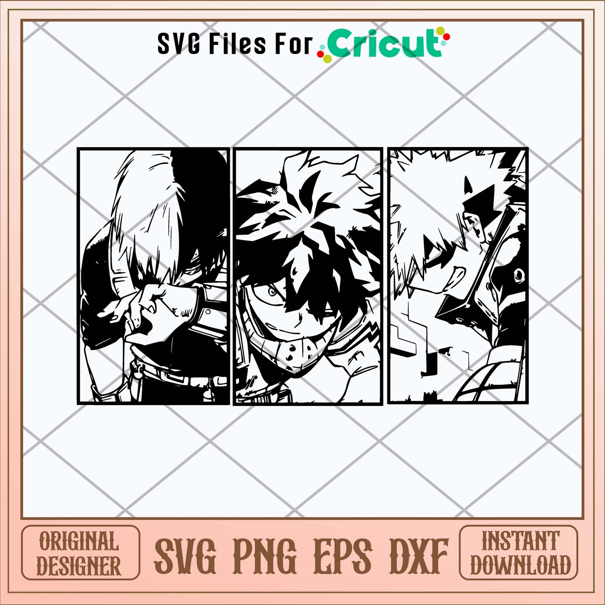 My Hero Academia Svg, Anime Character Svg-Svgfilesforcricut