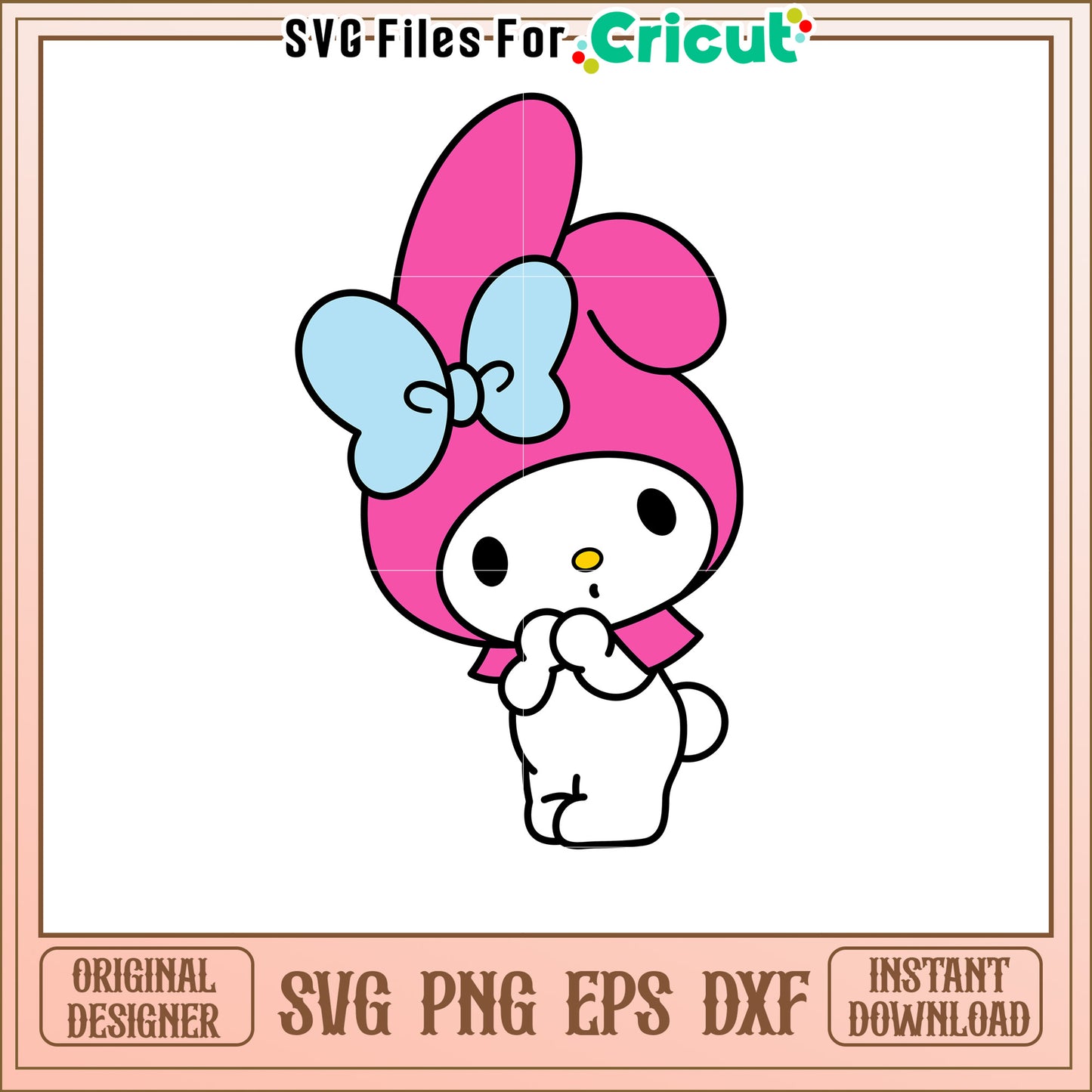 My Melody SVG Cute Bunny Design