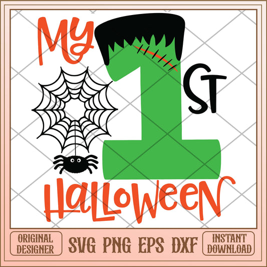 My 1st hallowen  svg, halloween characters svg, digital download