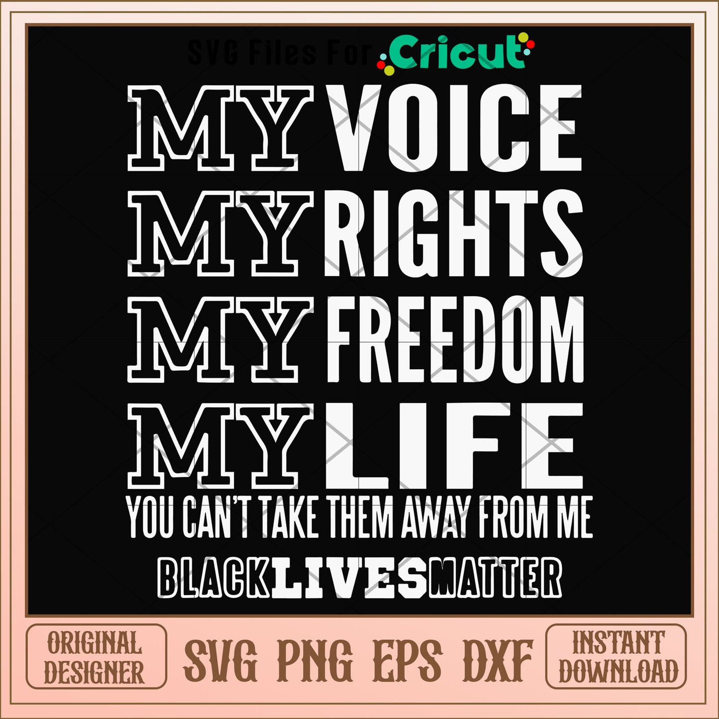 My voice my right my freedom svg, voice svg, other svg 