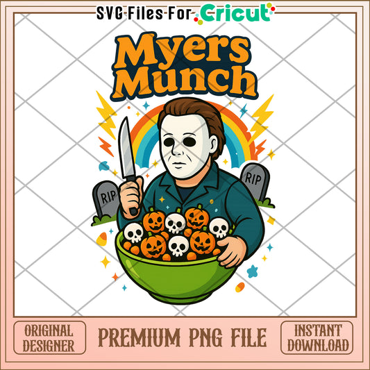 Myers munch png, trick or treat png, halloween wallpaper​ png