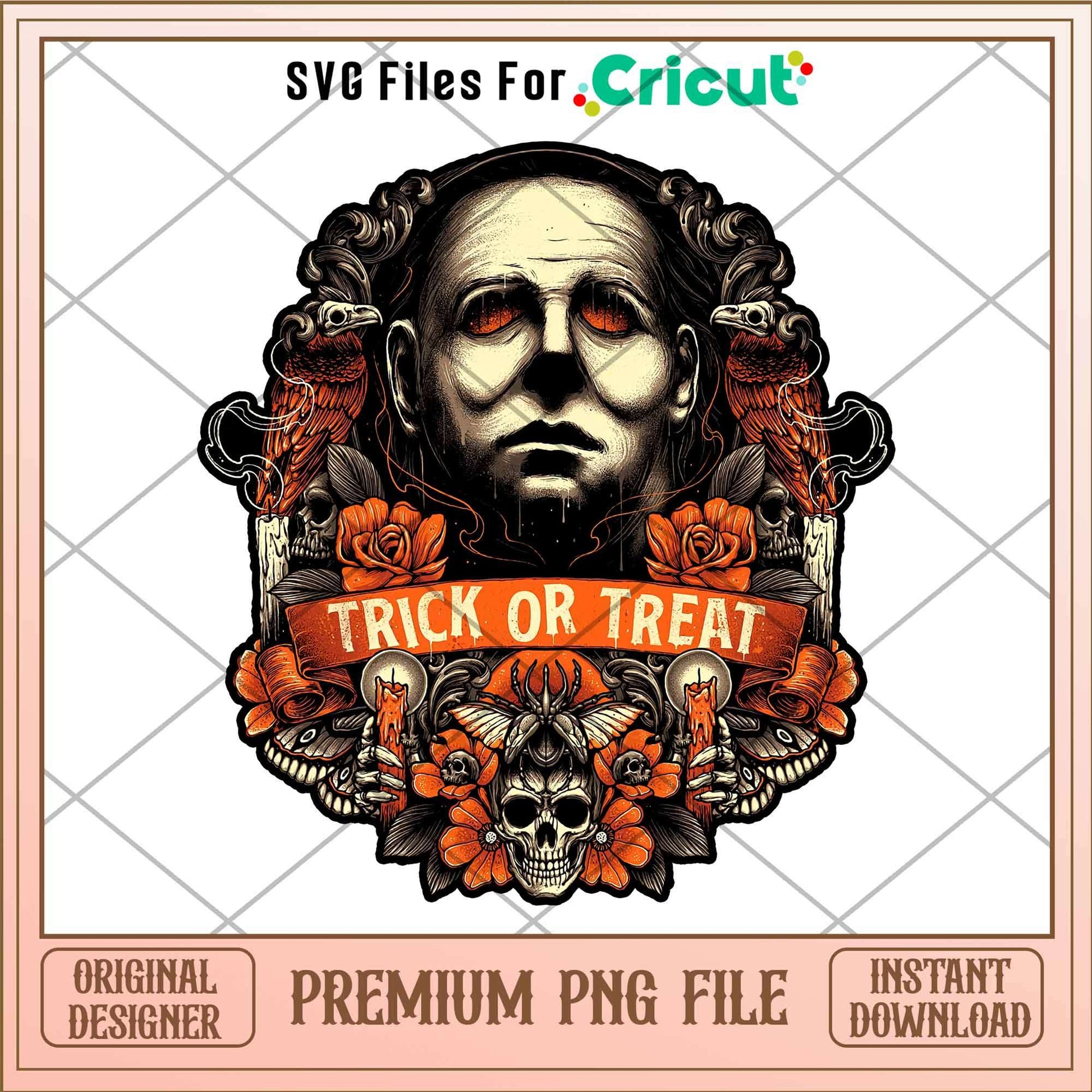 Myers trick or treat png, Horror characters png, Digital Download