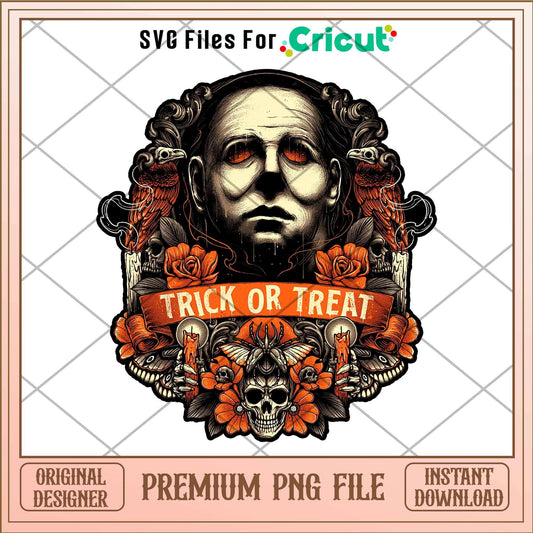 Myers trick or treat png, Horror characters png, Digital Download