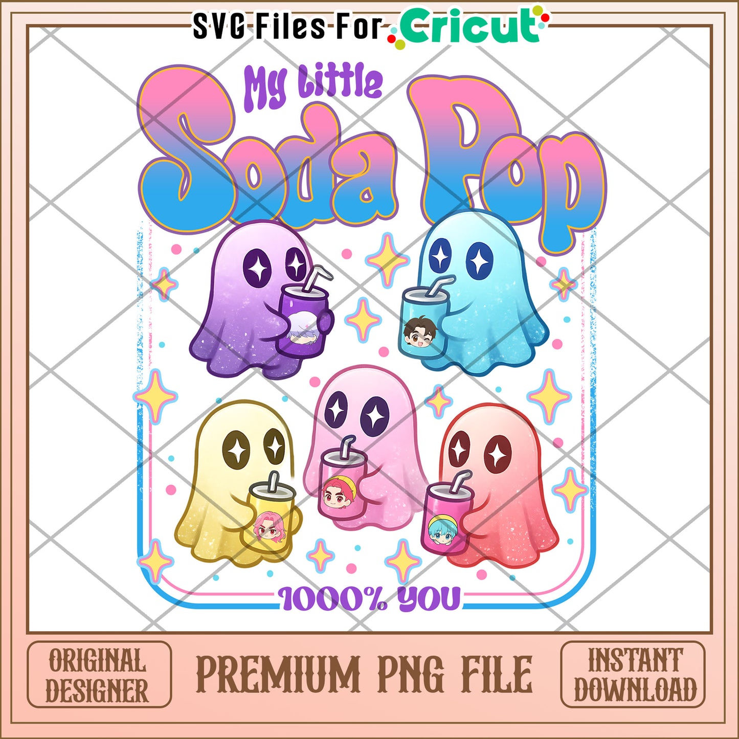 My little soda pop png, huntrix tiger png, saja boys toys png