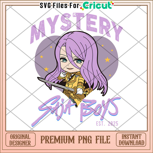Mystery saja boys png, kpop cartoon png, saja boys png
