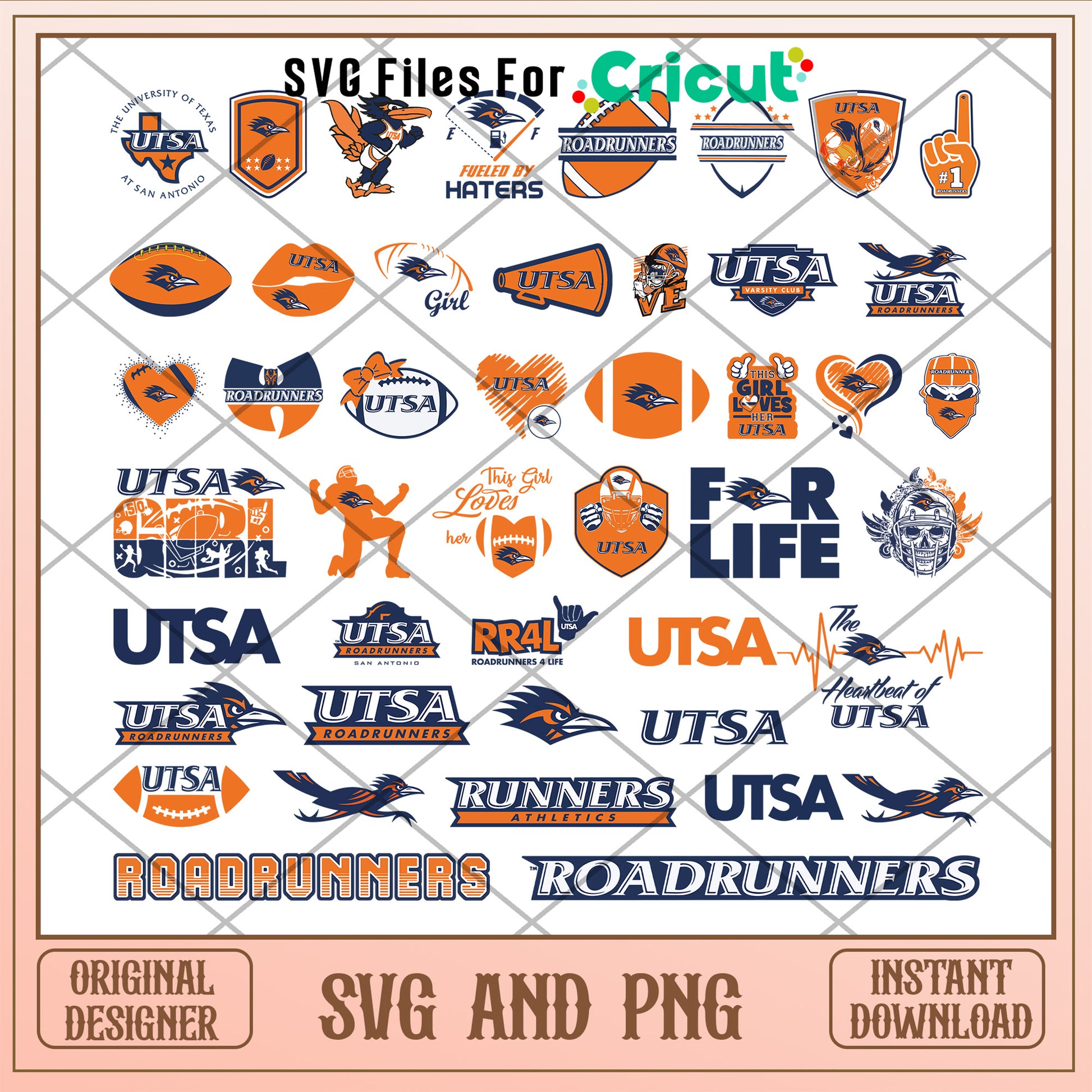 Logo utsa roadrunners bundle design svg, utsa roadrunners svg