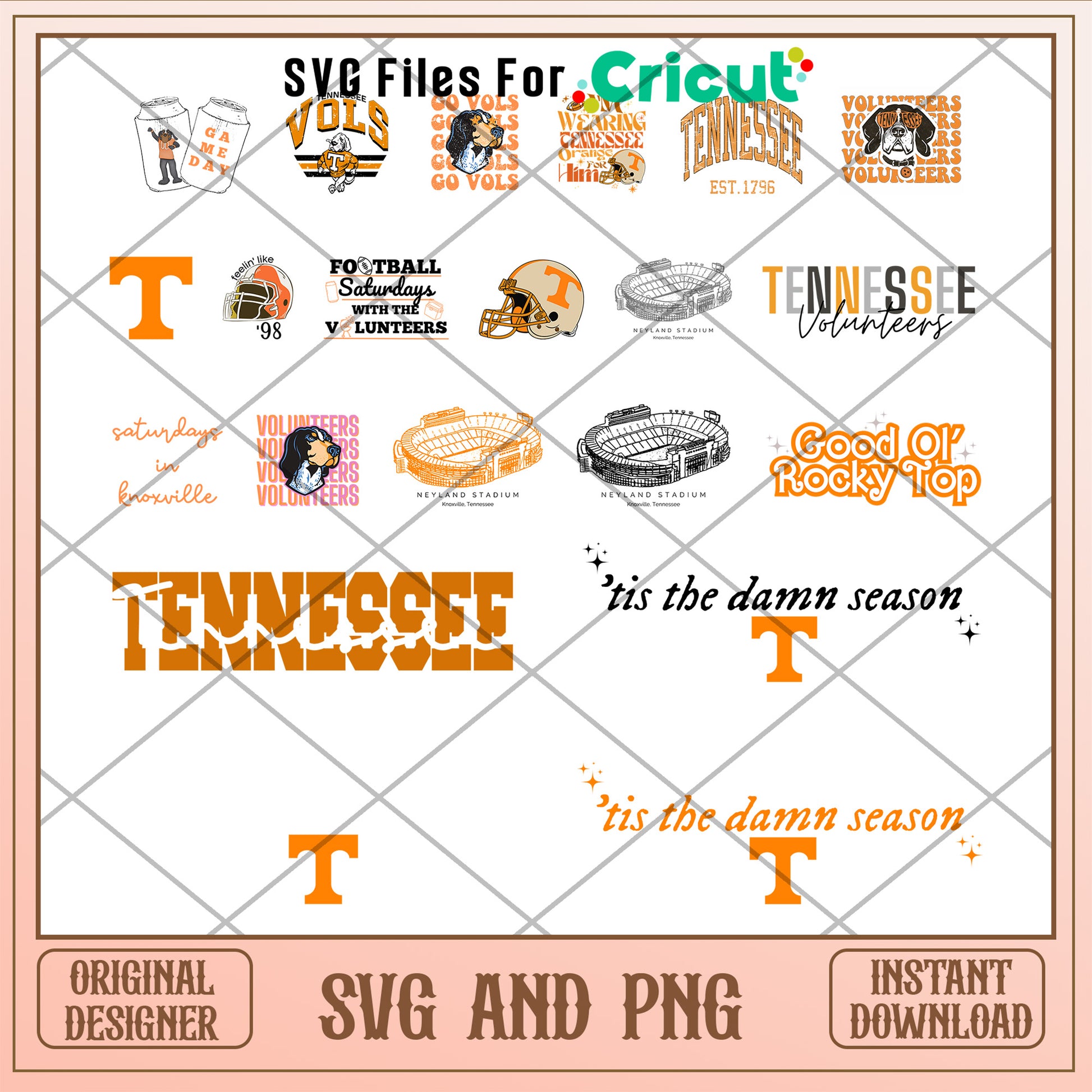 Logo tennessee vols bundle design svg, tennessee vols svg