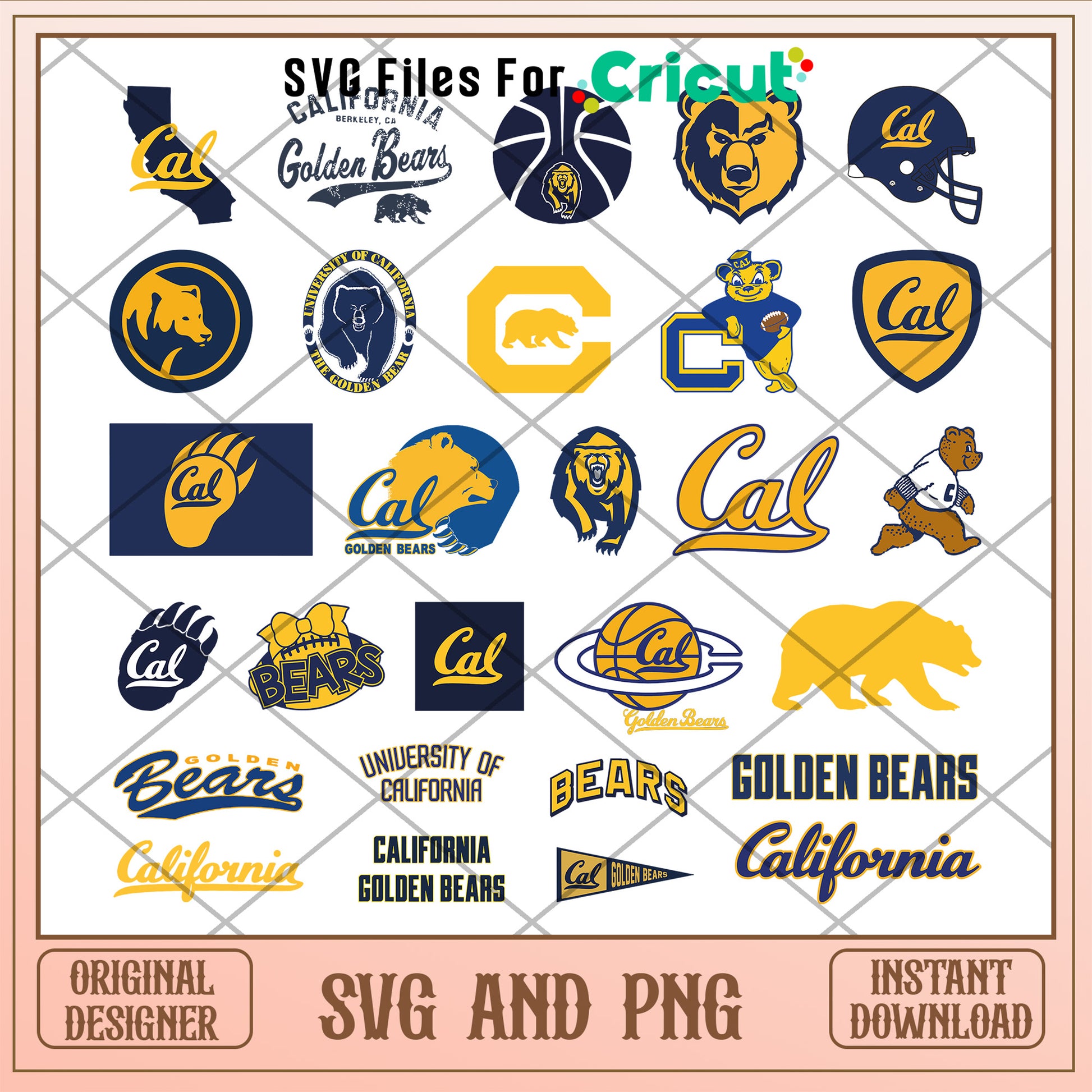 California golden bears bundle deign svg, california golden bears​ svg