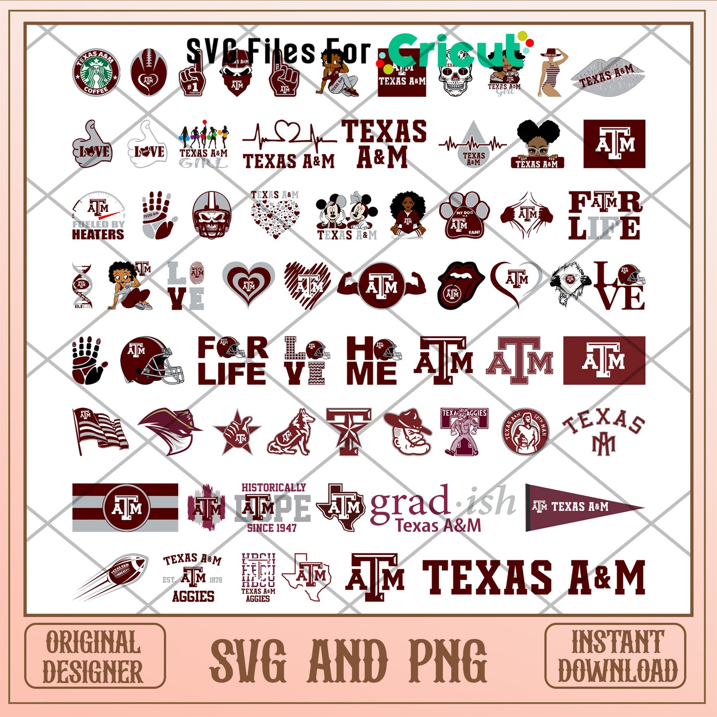 Texas a&m aggies logo bundle svg, texas a&m aggies football svg
