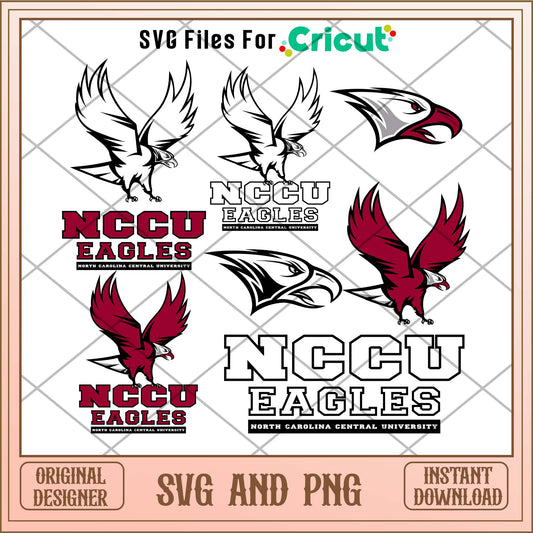 NCCU Eagles svg, NCCU Eagles svg bundle, NCAA svg