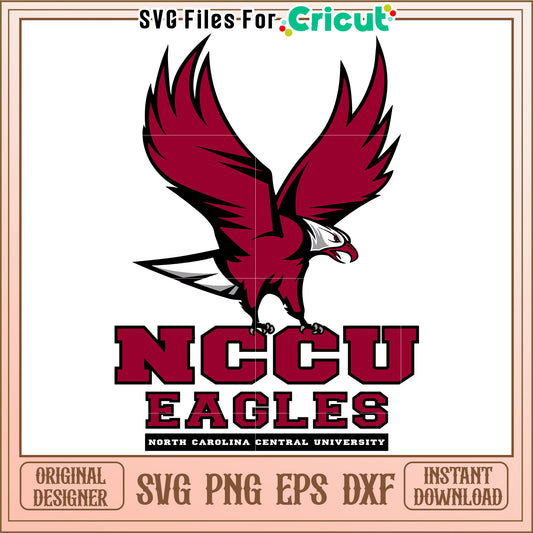 NC Central Eagles SVG Design for Cricut, perfect for sports enthusiasts and crafters