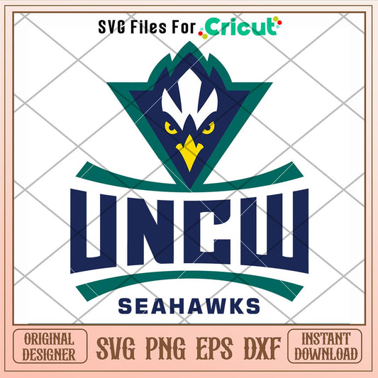 NC Wilmington Seahawks Logo Svg, NC Wilmington Seahawks Svg, NCAA Svg