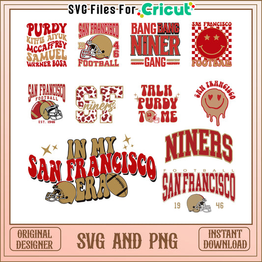 In my san francisco era design bundle svg, san francisco 49ers logo​ svg