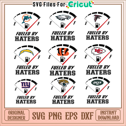 NFL Fuel Gauge SVG Bundle