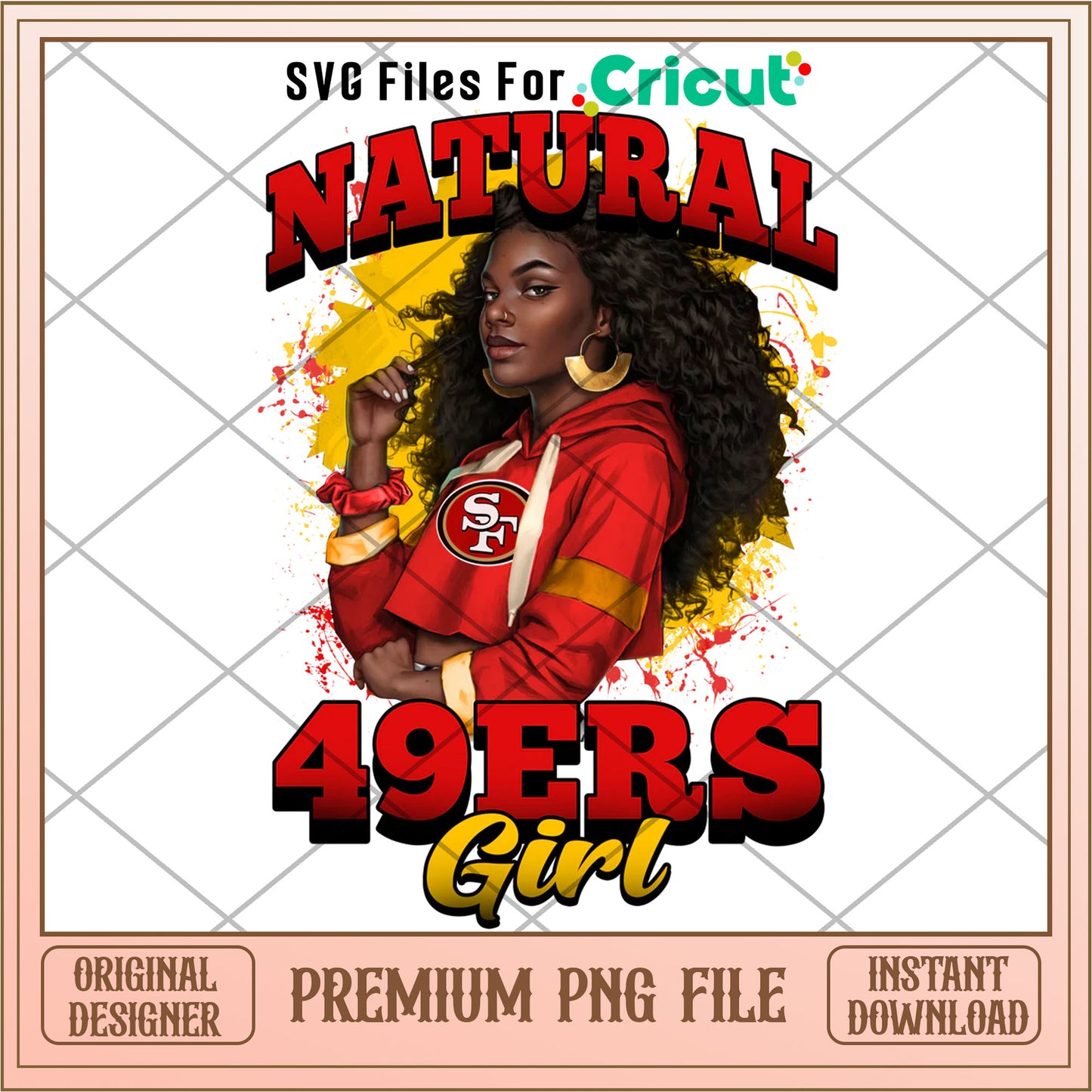 NFL natural 49ers girl png, San Francisco 49ers png, NFL png