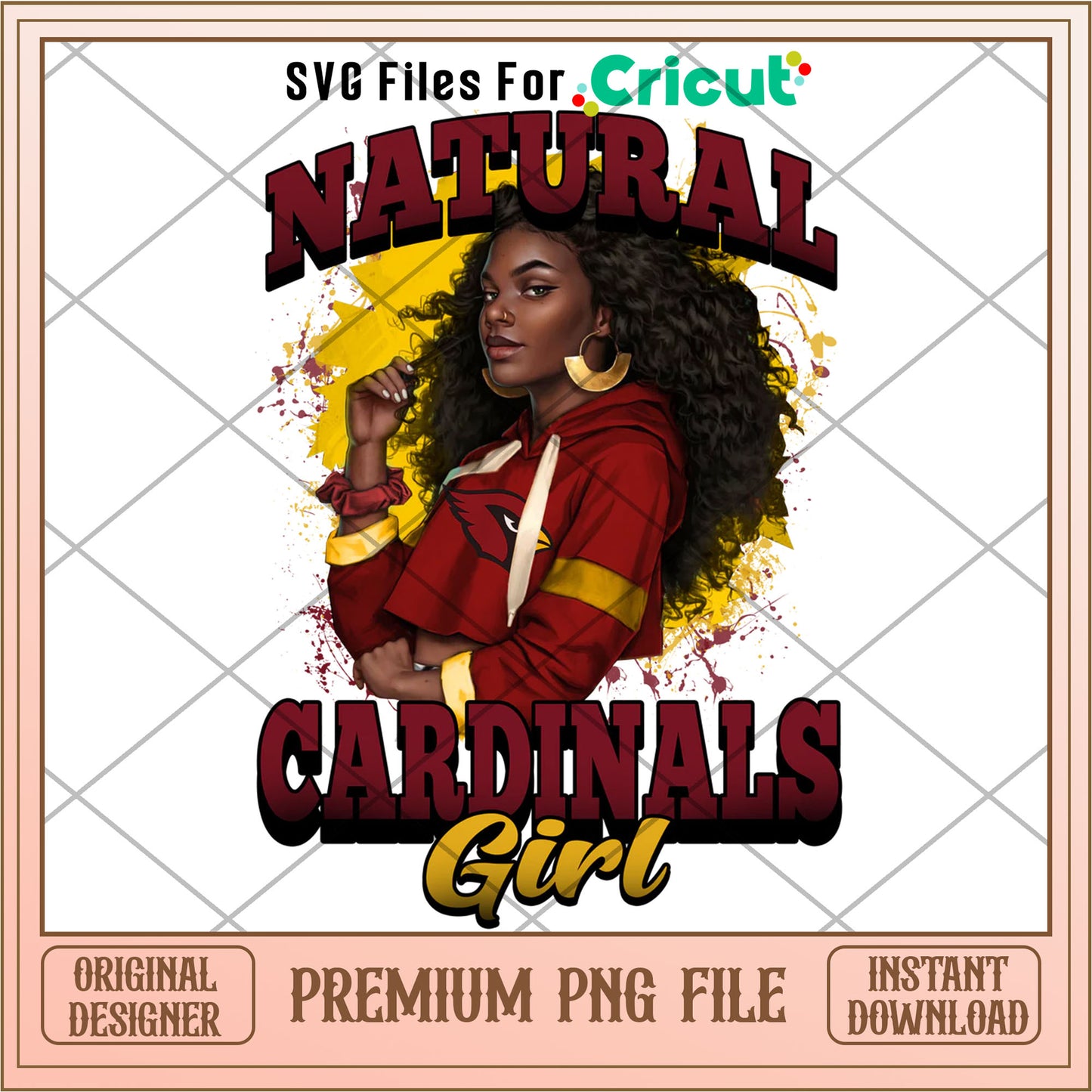 NFL natural Cardinals girl png, Arizona Cardinals png, NFL png