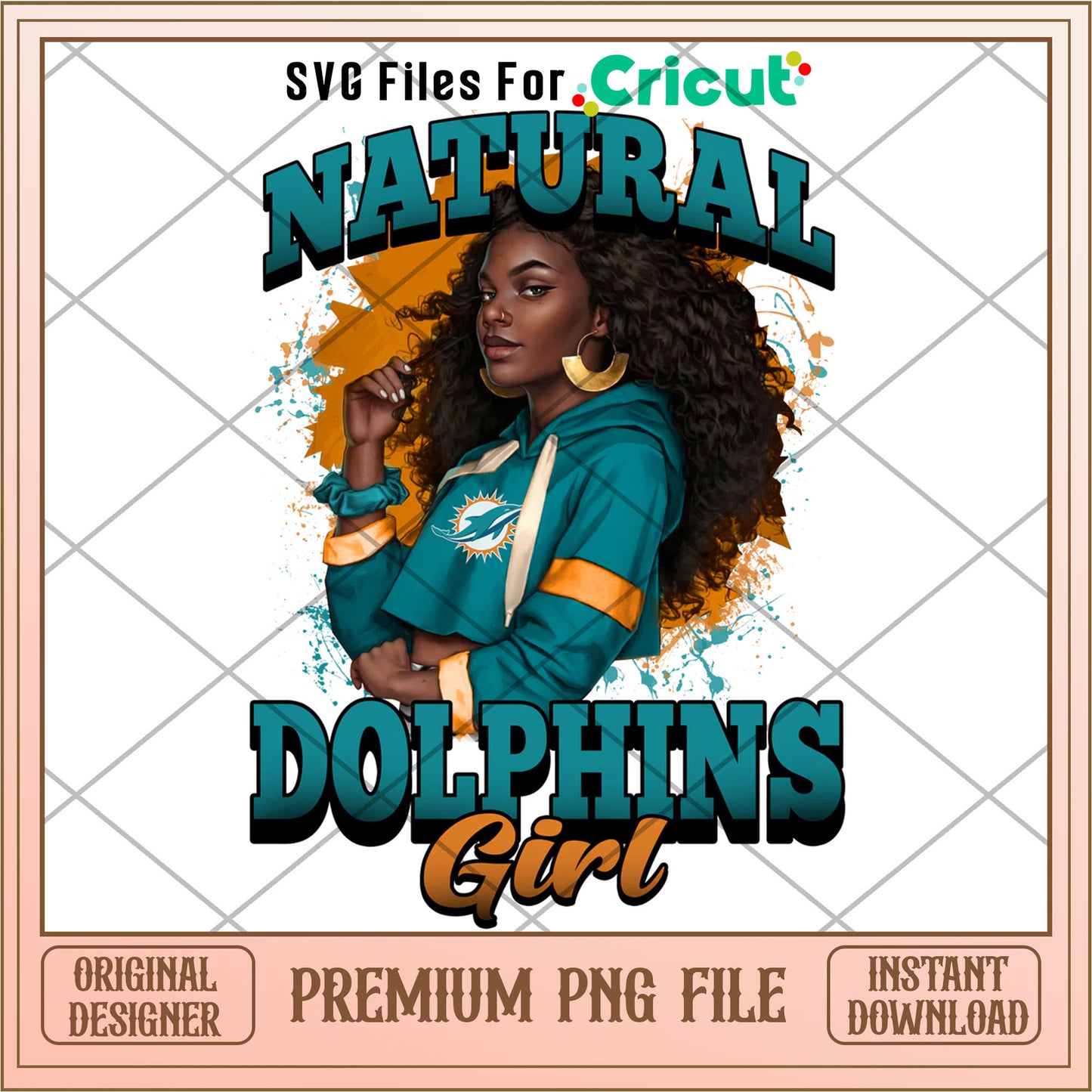 NFL natural Dolphins girl png, Miami Dolphins png, NFL png