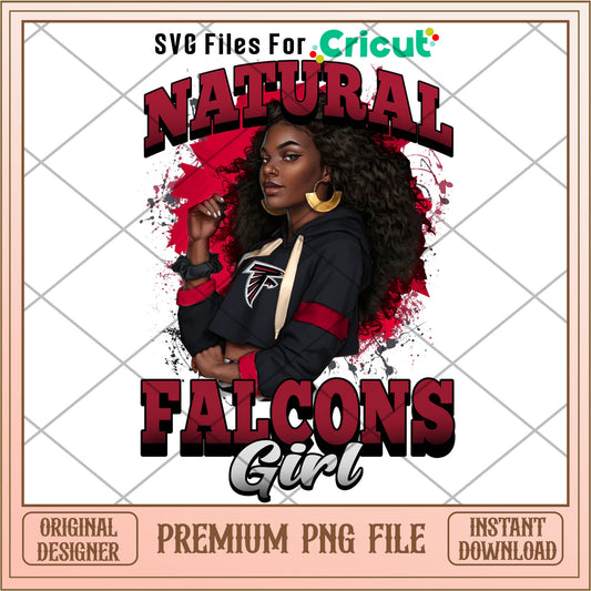 NFL natural Falcons girl png, Atlanta Falcons png, NFL png