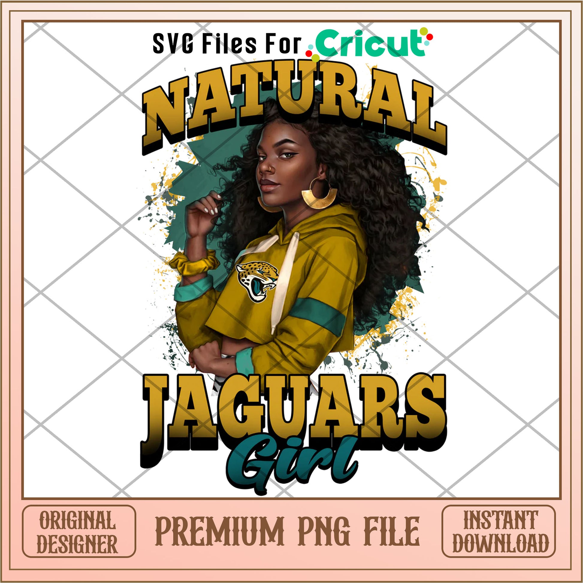 NFL natural Jaguars girl png, Jacksonville Jaguars png, NFL png