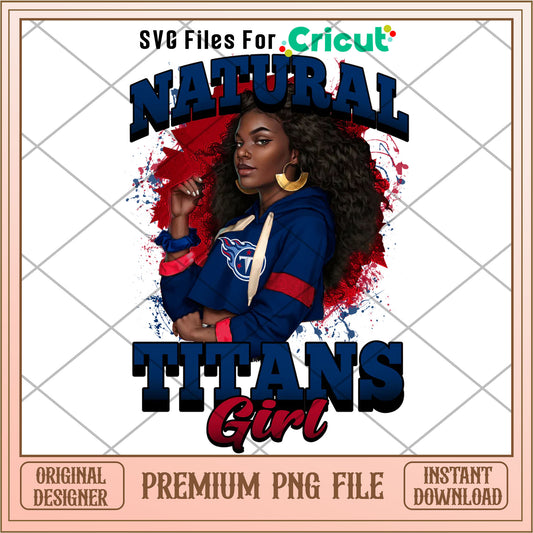 NFL natural Titans girl png, Tennessee Titans png, NFL png