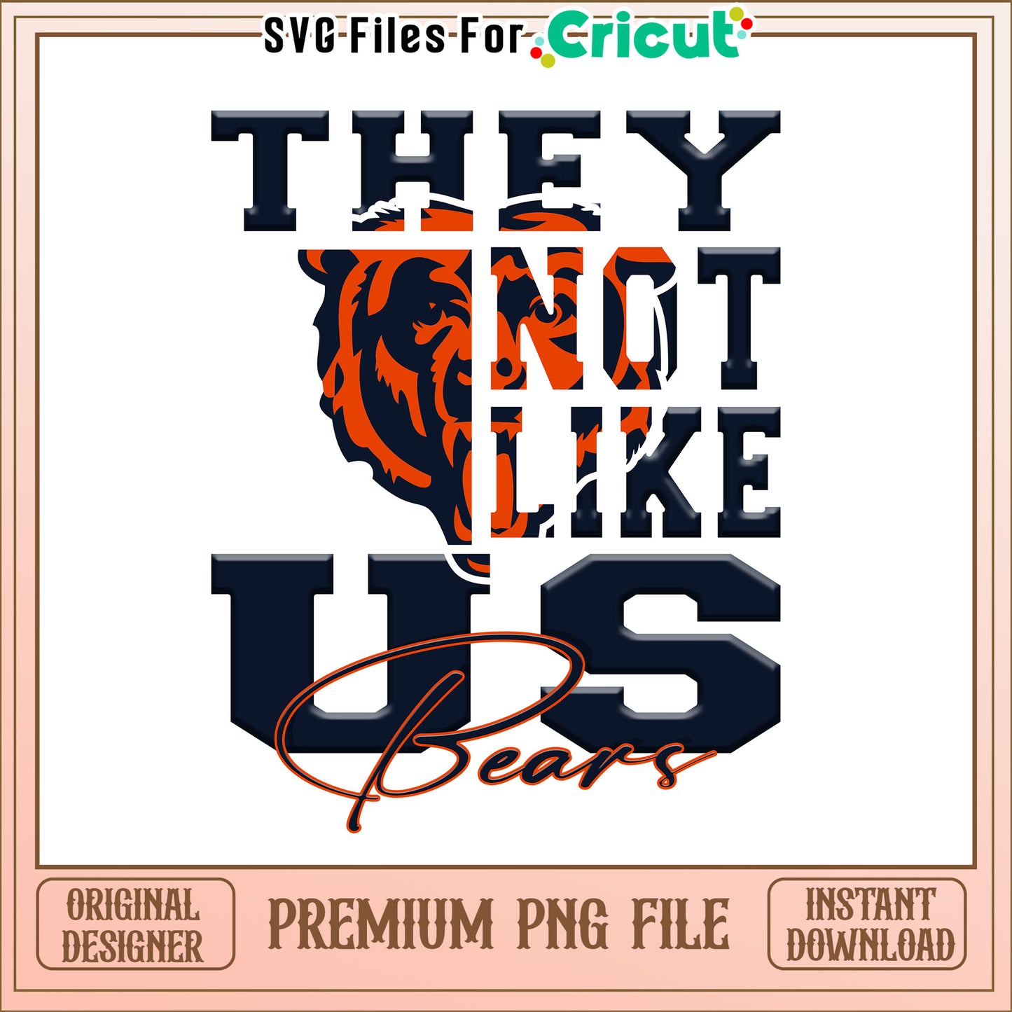 NFL they not like us in Bears png, Chicago Bears png, NFL png