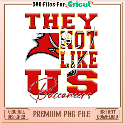 NFL they not like us in Buccaneers png, Tampa Bay Buccaneers png, NFL png
