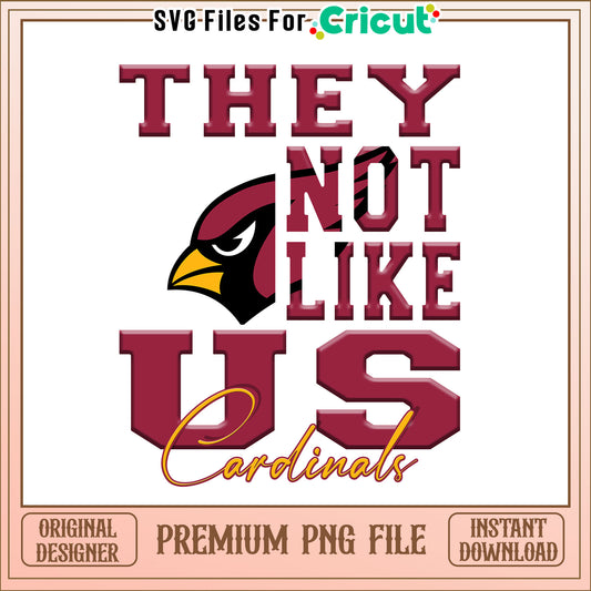 NFL they not like us in Cardinals png, Arizona Cardinals png, NFL png