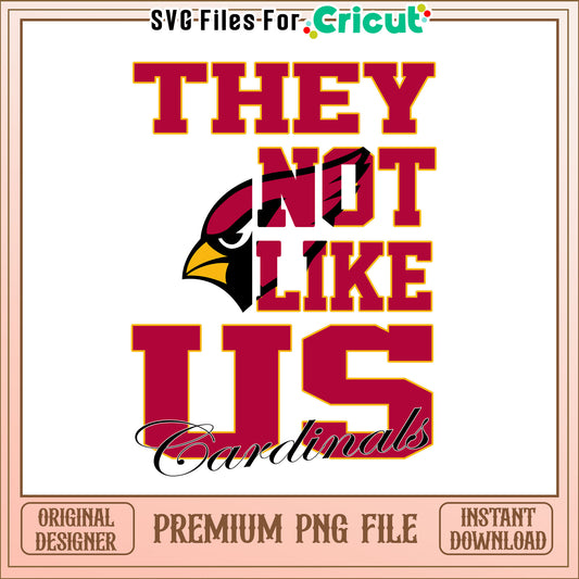 NFL they not like us in Cardinals team png, Arizona Cardinals png, NFL png