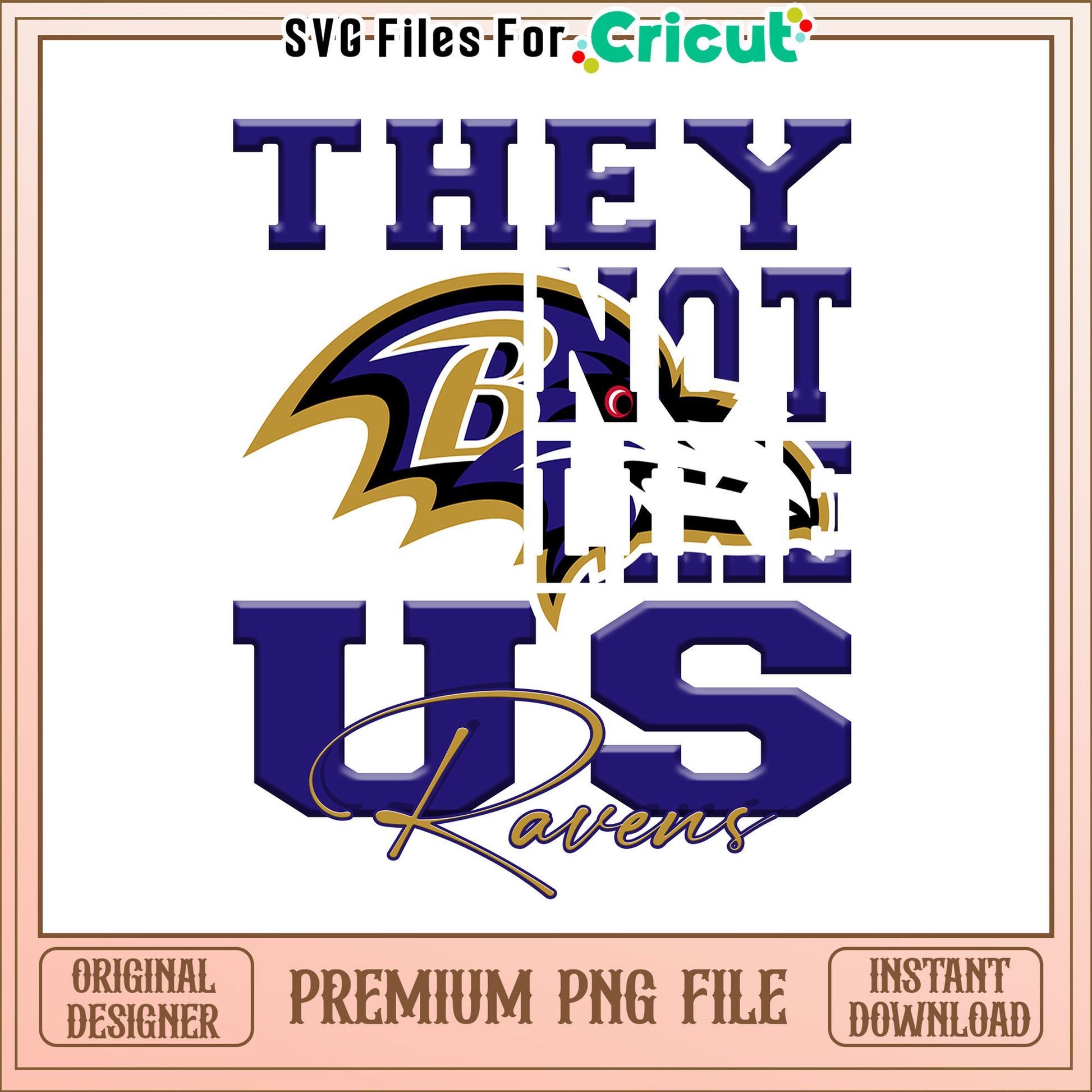 NFL they not like us in Ravens png, Baltimore Ravens png, NFL png