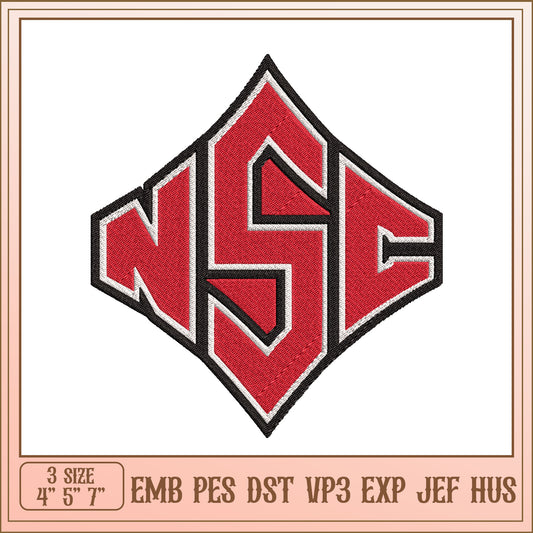 NSC Monogram Embroidery Design